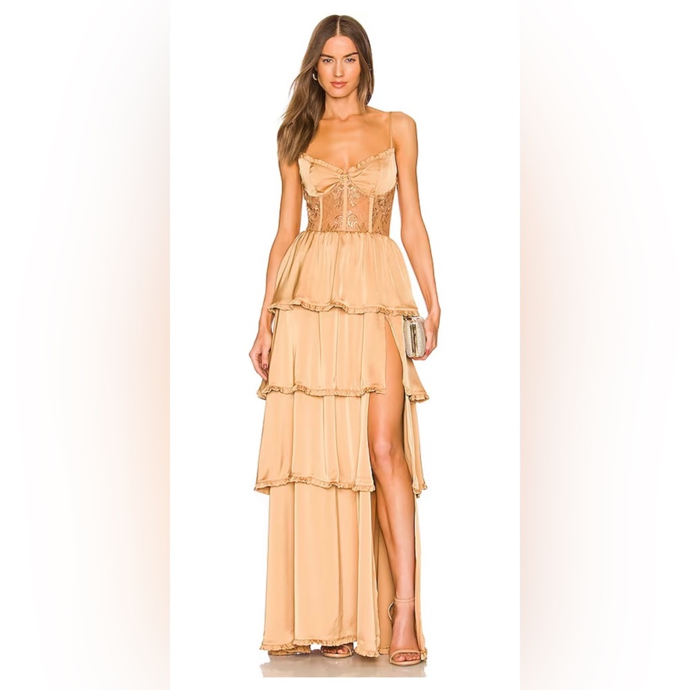V. Chapman The Dakota Dress in Desert Tan
